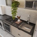 Ver imagem 4 de Cuba 50X40 Pia Inox C/ Válvula Cozinha Acessórios Simples