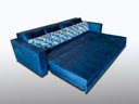Ver imagem 2 de Sofá Cama bx03_MM com 2.50m que se Transforma em Cama Resistente e Confortável em Sued