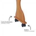 Ver imagem 4 de Mesa Dobrável com Rodízios em Mdf Freijó 75 Cm Dalla Costa