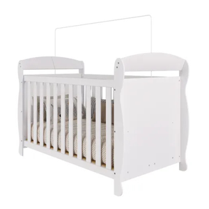 Berço Americano Marquesa 100% Mdf 3 em 1 Mini Cama Peroba - Branco
