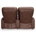 Ver imagem 7 de Poltrona Reclinável para Cinema 2 Lugares Praddo Fh9 Pu Marrom - Mpozenato