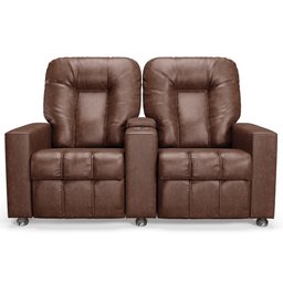 Poltrona Reclinável para Cinema 2 Lugares Praddo Fh9 Pu Marrom - Mpozenato - 5 Poltrona Reclinável para Cinema 2 Lugares Praddo Fh9 Pu Marrom - Mpozenato - 5