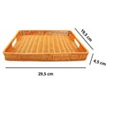 Ver imagem 3 de Bandeja Retangular Tipo Vime Clara 29,5x19,5x4,5cm