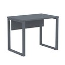 Ver imagem 1 de Mesa Escritório P25 Tub Pandin 90 Cm (larg) Tampo Mdp Grafito Pé Aço Tubular Grafito