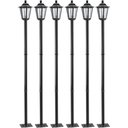 Ver imagem 1 de Kit 6 Postes para Jardim 1,71m Alumínio Dital Colonial Lumin