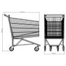 Carrinho De Supermercado 200 Litros Zinco E Arte - 2