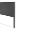Cabeceira Cama Box Queen 1,60m Estofada Havai Veludo Cinza Claro - 5