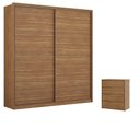 Ver imagem 1 de Conjunto Quarto Guarda Roupa e Comoda Napolis Amendola