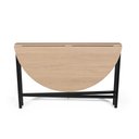 Ver imagem 3 de Mesa de Jantar 4 Lugares Redonda Dobrável Prática Jade - Straub Web
