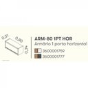 Ver imagem 5 de Armário Aéreo 80cm 1 Porta Horizontal MDF Lisboa Itatiaia