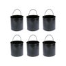 Kit Balde Metalico com 6 Peças Multiuso com Alça 12 Litros - 1