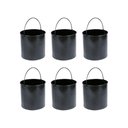 Ver imagem 1 de Kit Balde Metalico com 6 Peças Multiuso com Alça 12 Litros
