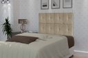 Ver imagem 1 de Painel de Cama Box Botão Solteiro 90 Elegance Cor Bege/Areia - Comprar Móveis em Casa
