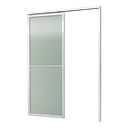 Ver imagem 1 de Porta de Correr Suspensa Vidrao Dir L.25 Branca 210x70 Brimak