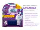 Ver imagem 2 de Kit 3 Unidades Refil Detergente Sanitários para Reposição Gel Adesivo 38g Novo Frescor Dura até 6 Se