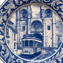 Ver imagem 2 de Prato Decorativo Portugues Artesanal Luiz Salvador Mod 9