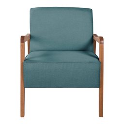 Poltrona Kayla em Linho Agarb Decor:linho Azul - 2