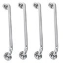 Ver imagem 1 de Alça de Apoio 60cm Kit 4 Unidades Inox Barra Cadeirante Idoso Deficiente Segurança Acessibilidade Ba
