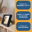 Ver imagem 6 de Kit com 3 Porta-retratos para Fotos 10x15 com Moldura de Madeira para Casa Escritório Hall