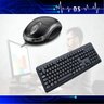 kit teclado mouse escritorio Classico Barato - Preto - 4