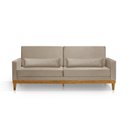 Ver imagem 2 de Sofá Living 3 Lugares Julie 200cm Nabas Estofados Bege