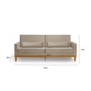 Ver imagem 3 de Sofá Living 3 Lugares Julie 200cm Nabas Estofados