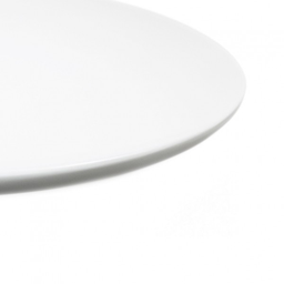 Mesa de Jantar Tulipa Saarinen Oval 137x90 Cm Tampo Laqueado Linn Design Decor Branco - 3