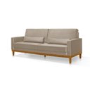 Ver imagem 4 de Sofá Living 3 Lugares Julie 220cm Nabas Estofados Bege