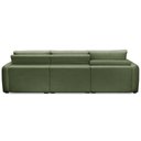 Ver imagem 6 de Sofá Retrátil Reclinável para Sala 5 Lugares 390cm Egeu F04 Linho Verde - Lyam Decor