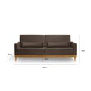 Ver imagem 3 de Sofá Living 3 Lugares Julie 180cm Linha