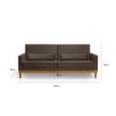 Ver imagem 3 de Sofá Living 3 Lugares Julie 200cm Nabas Estofados