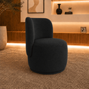 Ver imagem 3 de Poltrona Decorativa Bia Orgânica Suede Recepção Sala Estar Quarto