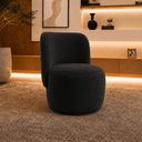 Ver imagem 1 de Poltrona Decorativa Bia Orgânica Suede Recepção Sala Estar Quarto