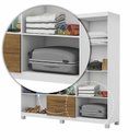 Ver imagem 7 de Guarda Roupa Casal A22 6 Portas 2 Gavetas com Espelho Carioca Móveis