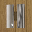 Ver mais imagens de Guarda Roupa Casal A22 6 Portas 2 Gavetas com Espelho Carioca Móveis