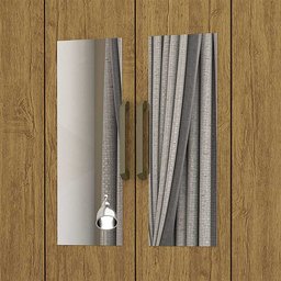 Guarda Roupa Casal A22 6 Portas 2 Gavetas com Espelho Carioca Móveis - 8