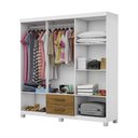 Ver imagem 4 de Guarda Roupa Casal A22 6 Portas 2 Gavetas com Espelho Carioca Móveis