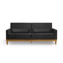 Ver imagem 2 de Sofá Living 3 Lugares Julie 200cm Nabas Estofados Preto