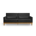 Ver imagem 2 de Sofá Living 3 Lugares Julie 200cm Nabas Estofados Preto