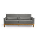 Ver imagem 2 de Sofá Living 3 Lugares Julie 180cm Linha Cinza