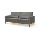 Ver imagem 4 de Sofá Living 3 Lugares Julie 180cm Linha Cinza