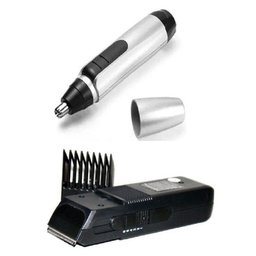 Kit Máquina 389 Barba Cabelo + Aparador Pelos Nariz - 1 Kit Máquina 389 Barba Cabelo + Aparador Pelos Nariz - 1