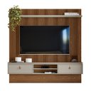 Ver imagem 2 de Painel para TV 75 Polegadas 2 Portas 2 Nichos 2 Prateleiras Authentique 