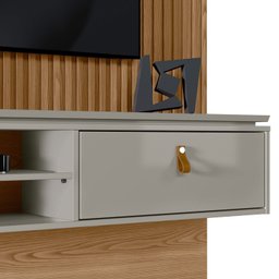 Painel para TV 75 Polegadas 2 Portas 2 Nichos 2 Prateleiras Authentique Linea Brasil - 6