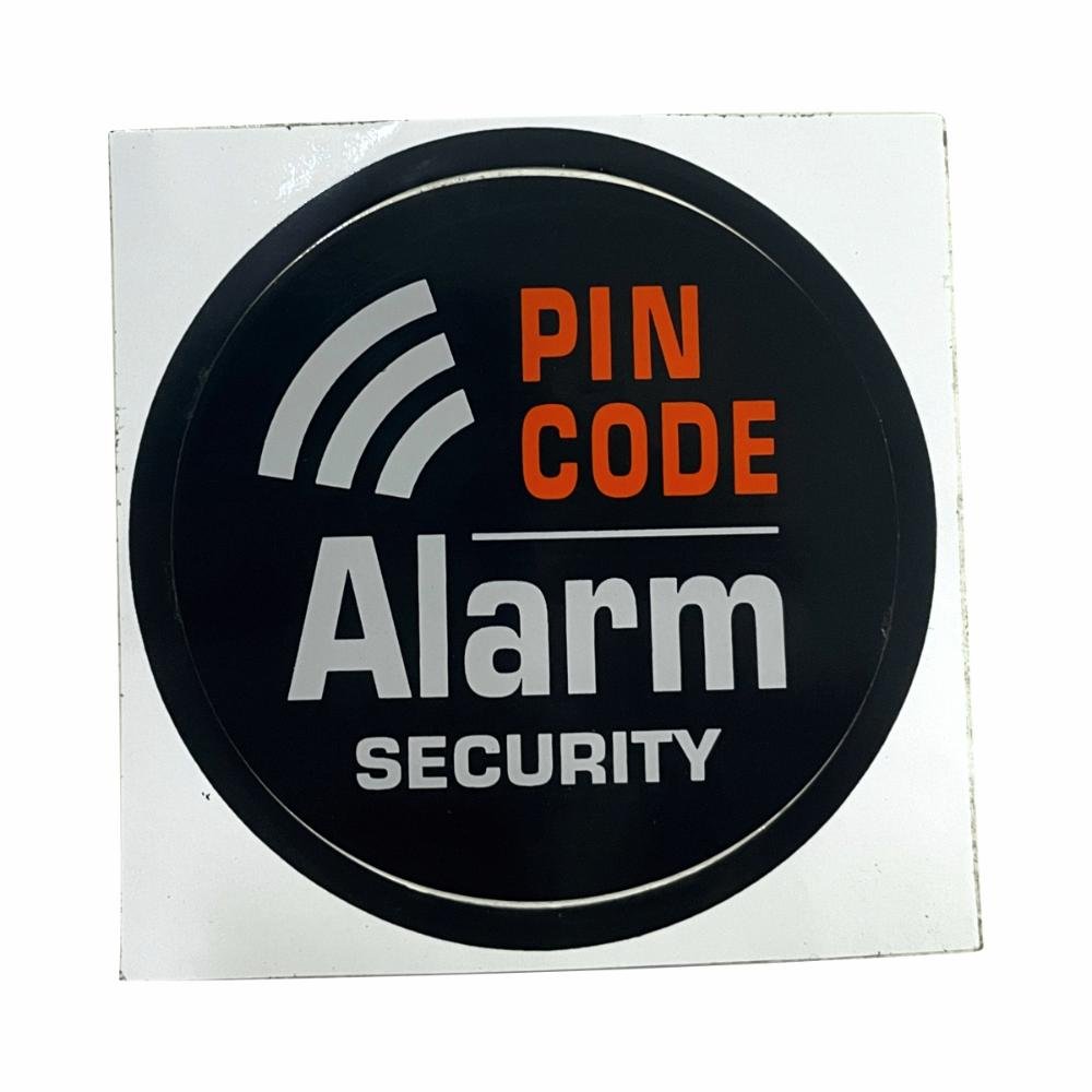 Adesivo Segurança Pin Code Alarm Automower Husqvarna Original