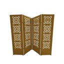 Ver imagem 1 de Biombo Divisor Ambiente Indiano de 4 Folhas C/ 08 Pezinhos
