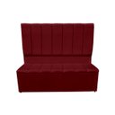 Ver imagem 1 de Jogo Cabeceira e Recamier Baú para Cama Box Casal King 1.95:marsala