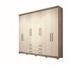 Guarda Roupa Casal 8 Portas 6 Gavetas Master com Pés - 3