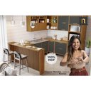 Ver imagem 7 de Balcão de Cozinha Modulado Gourmet Imperatriz Ripado 200cm Nature - Nesher