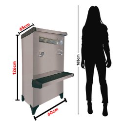 Bebedouro de Água 50 Litros Inox Pre50 Acqua Gelata 220v - 2